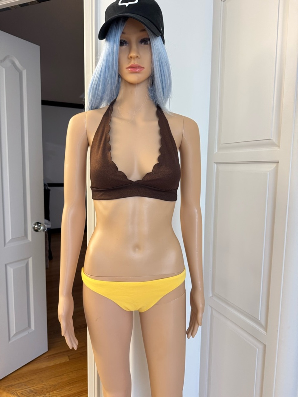 Pilyq brown top and yellow Robin Piccone Bottom